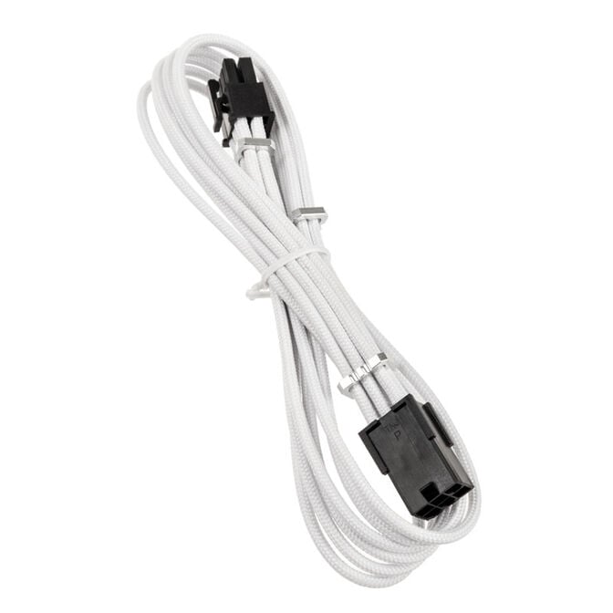 BitFenix Alchemy 6-Pin-PCIe-Verl&auml;ngerungskabel, 45 cm, sleeved - wei&szlig; image number 1