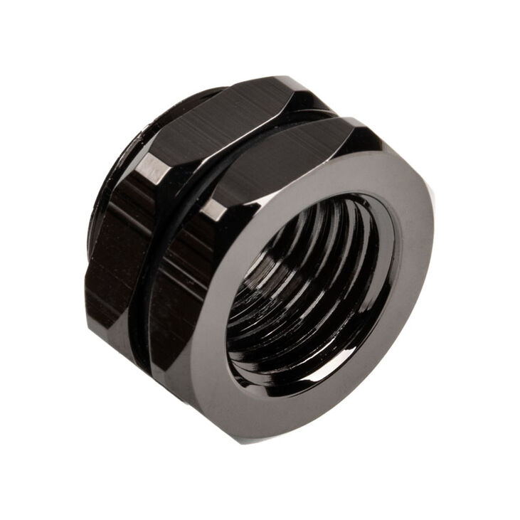XSPC Case Pass-Through G1/4 inch - chrome black image number 0