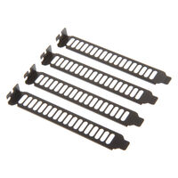 SilverStone SST-Aeroslots-BP PCI Slotblenden, 4 Stück - schwarz