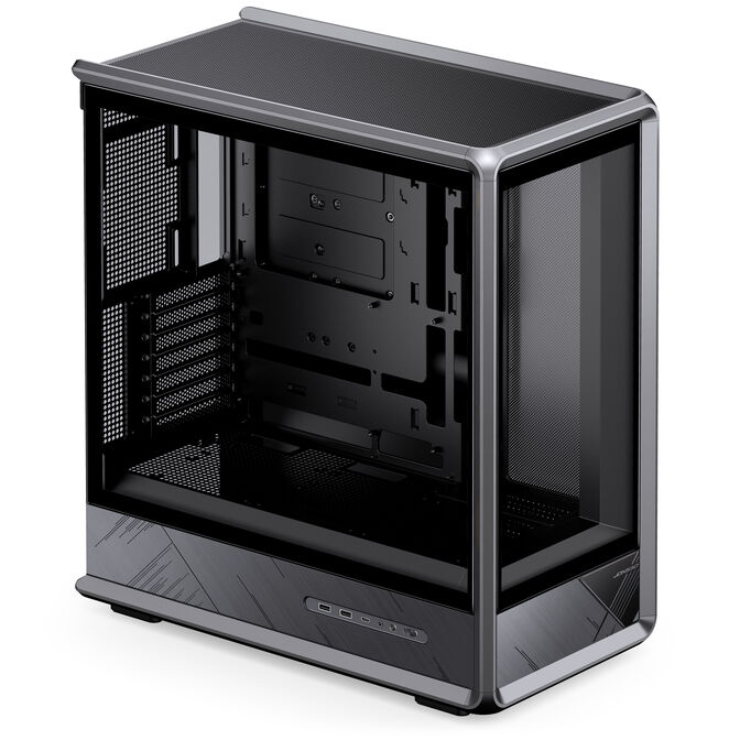 Jonsbo D401 PC-Geh&auml;use, Midi-Tower, ATX, Tempered Glass - schwarz image number 3