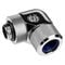 Bitspower Advanced Adapter 90 Degree G1/4 Inch Male to 14mm OD Hardtube - Rotatable, Silver