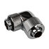 Alphacool Eiszapfen Connector 90 Degree G1/4 Inch Female Thread to 13/10mm - Rotatable, chrome silver image number null