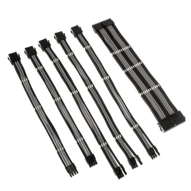 Kolink Core Adept Braided Cable Extension Kit - schwarz/grau image number 1