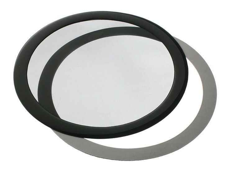 DEMCiflex Staubfilter 140mm, rund - schwarz/schwarz image number 0
