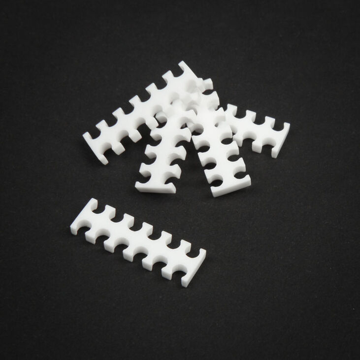 King Mod Service 12-Slot Cable Comb 3mm small - white - set of 5 image number 0