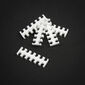King Mod Service 12-Slot Cable Comb 3mm small - white - set of 5