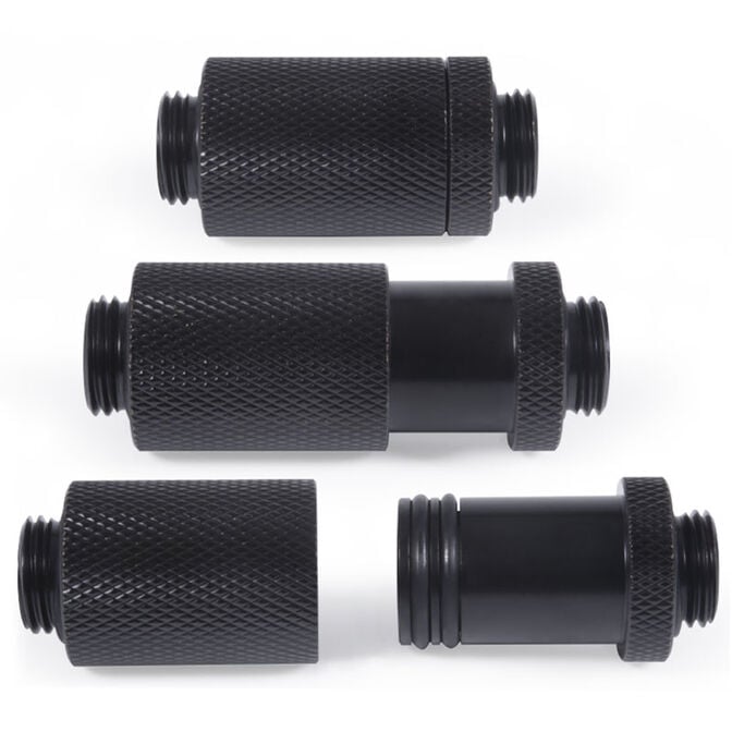 Alphacool ES D-Plug, 31.5-46.5mm, G1/4 male to G1/4 male - black image number 2
