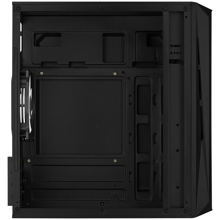 Aerocool CS-107 v2 Micro-ATX case - black image number 7