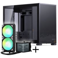 Jonsbo D32 STD PC-Geh&auml;use + TRYX PANORAMA SE Komplett-Wasserk&uuml;hlung, ARGB - 240mm, schwarz