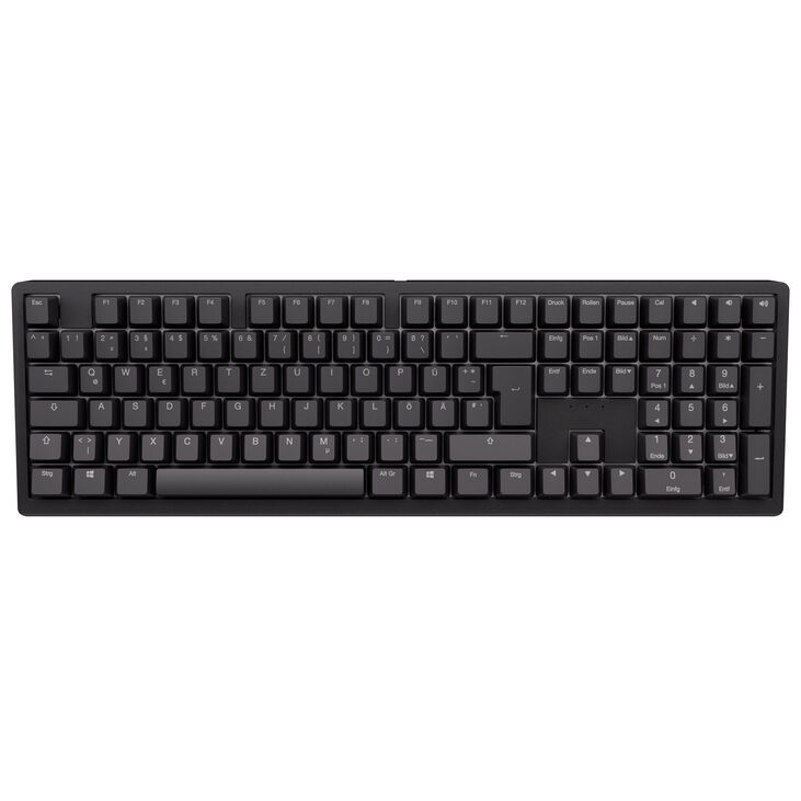 Ducky Zero 6108 Classic Black kabellose Gaming Tastatur, RGB - Cherry MX2A Blue, ISO (DE) image number 3