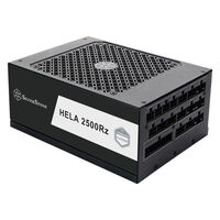 SilverStone Hela 2500Rz Cybenetics Platinum Netzteil, PCIe 5.0, ATX 3.1 - 2.500 Watt, schwarz