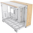 Corsair 2500X Micro-ATX Geh&auml;use, Tempered Glass - wei&szlig;, bambusholz image number null