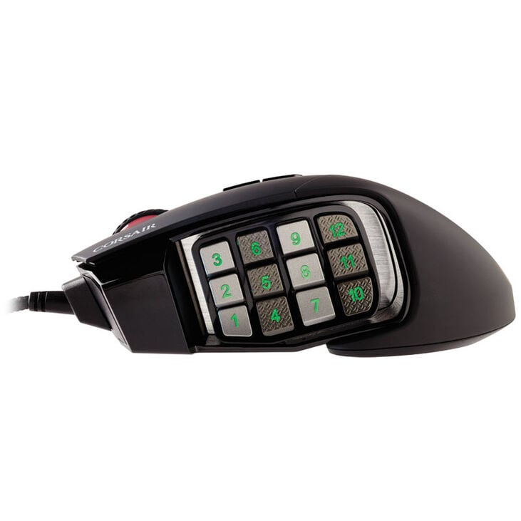 Corsair SCIMITAR RGB ELITE Gaming Maus, RGB - schwarz image number 2