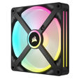 Corsair iCUE LINK QX140 RGB Series, PWM L&uuml;fter - 140mm, schwarz image number null