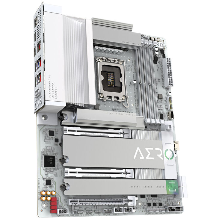 GIGABYTE Z890 AERO G Mainboard, Sockel LGA 1851, Intel Z890, ATX, DDR5 image number 1