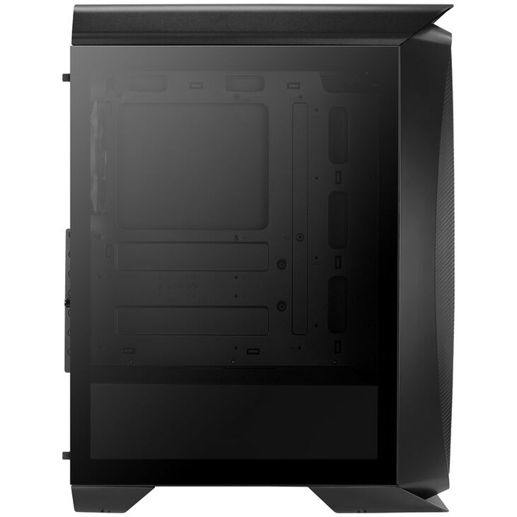 Aerocool Aero One Eclipse Midi-Tower, Tempered Glass - schwarz image number 9