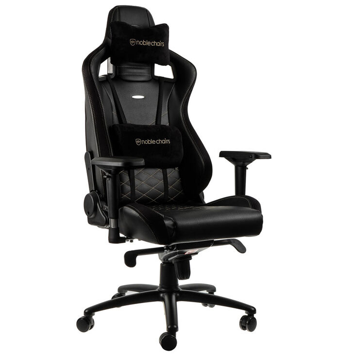 noblechairs EPIC Gaming Chair - black/gold image number 7