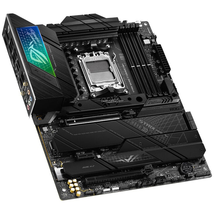 ASUS ROG Strix X670E-F Gaming WiFi motherboard, Socket AM5, AMD X670E, DDR5 image number 1