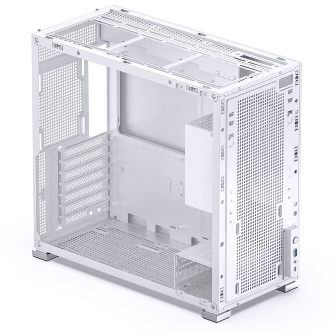 Jonsbo D41 Screen ATX Geh&auml;use, Tempered Glass - wei&szlig; image number 7
