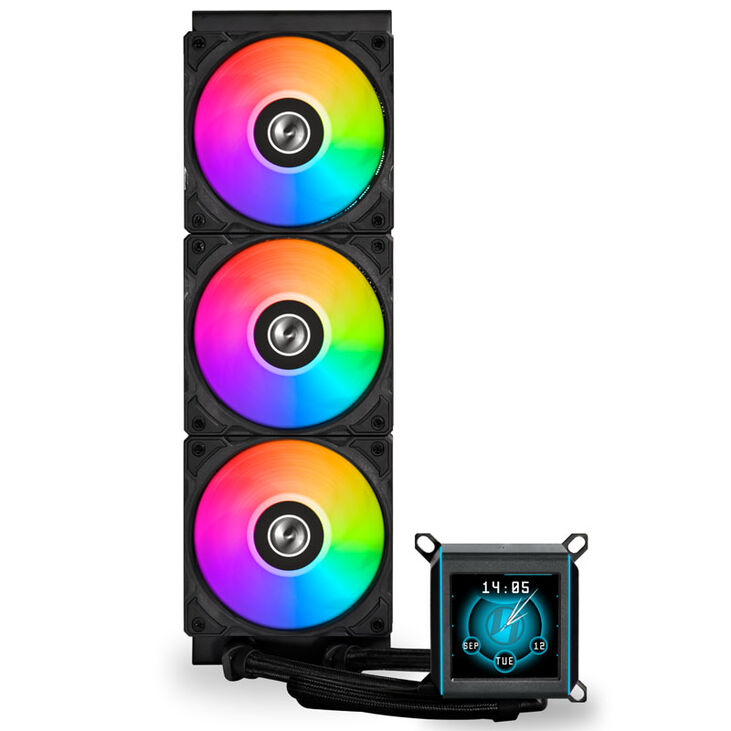 Lian Li GALAHAD II LCD 360 AIO Cooler, ARGB - black image number 1