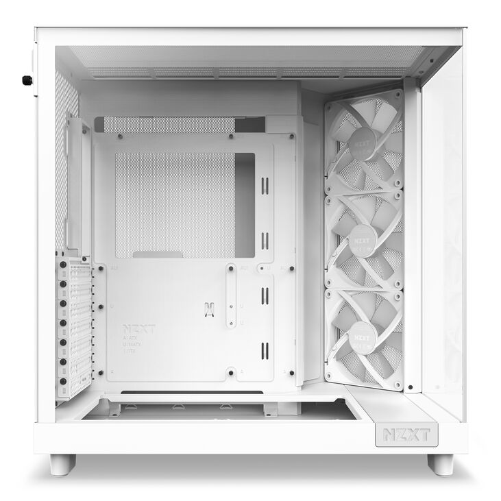 NZXT H6 Flow RGB Midi-Tower - Weiß image number 11