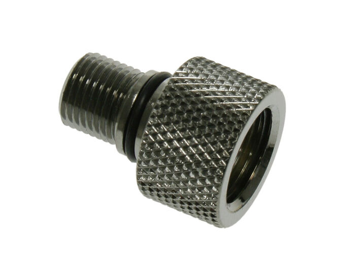 Bitspower Adapter gerade Eheim 1046 auf G1/4 Zoll IG - schwarz gl&auml;nzend image number 1