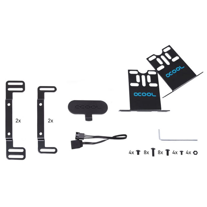 Alphacool Core 100 Aurora ARGB Ausgleichbeh&auml;lter mit VPP Pumpe, Acryl - schwarz image number 4