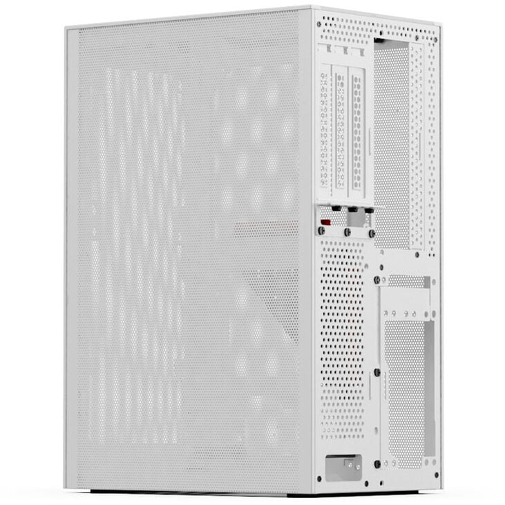 Ssupd Meshlicious Full Mesh PCIE 4.0 Edition Mini-ITX Gehäuse - weiß image number 1