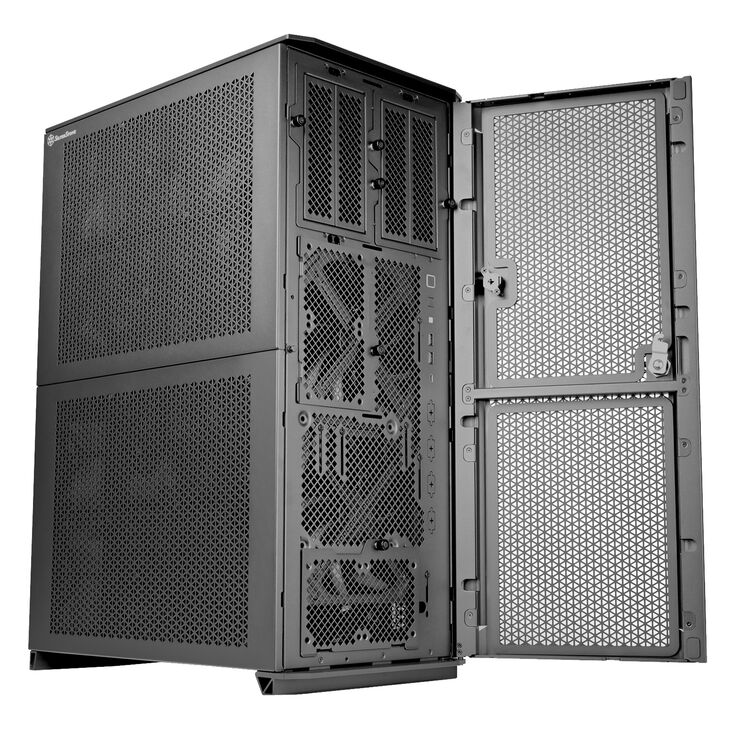 SilverStone ALTA D1 Server-Gehäuse, Big-Tower, SSI-EEB - schwarz image number 2