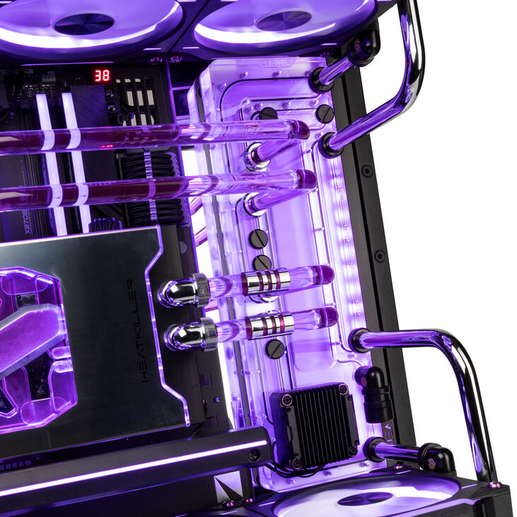 Gaming PC Shadow Oasis Elite, AMD Ryzen 7 9800X3D, NVIDIA GeForce RTX 4090 - Custom Water Cooling image number 7