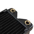 Phobya R27-S360 Radiator, 360 mm radiator, 18 FPI, copper fins, 2x G1/4-inch connections &ndash; black image number null