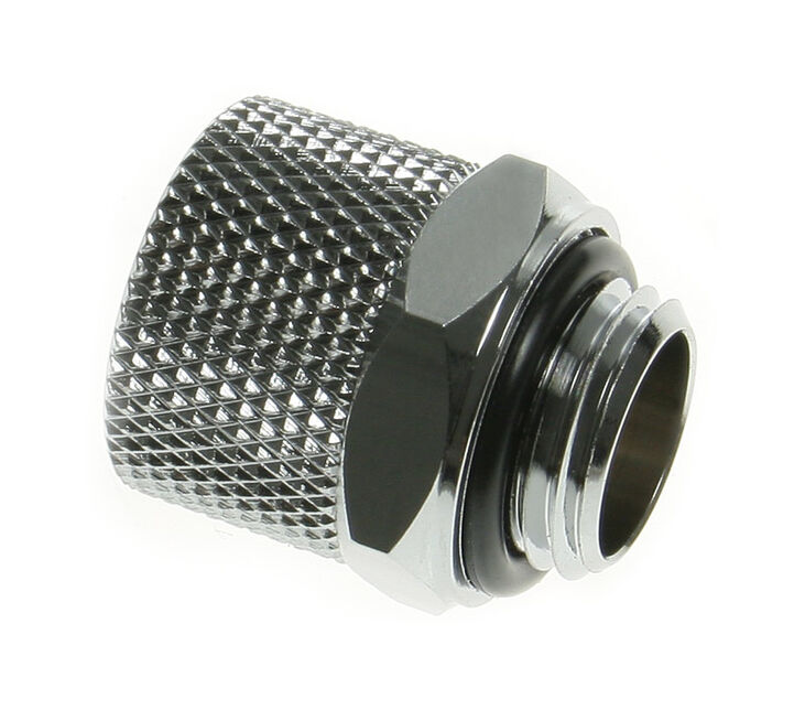 Bitspower Anschluss gerade G1/4 Zoll AG auf 11/8mm - silber glänzend image number 0