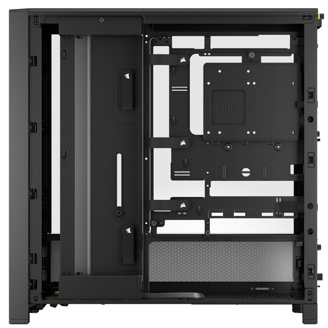 Corsair Frame 4000D RS ARGB PC case, Mid Tower, E-ATX, RGB, Tempered Glass - black image number 5
