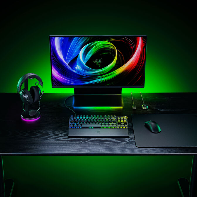 Razer Huntsman V3 Pro Tenkeyless 8KHz Gaming Keyboard, Razer Analog Optical Gen 2 - ISO (DE), black image number 1