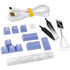 Ducky One 3 Aura White Mini Gaming Tastatur, RGB LED - MX-Blue image number null