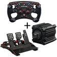 Fanatec ClubSport Steering Wheel Formula V2.5 X + ClubSport DD+ Wheelbase (15Nm)  & ClubSport Pedals V3 image number null