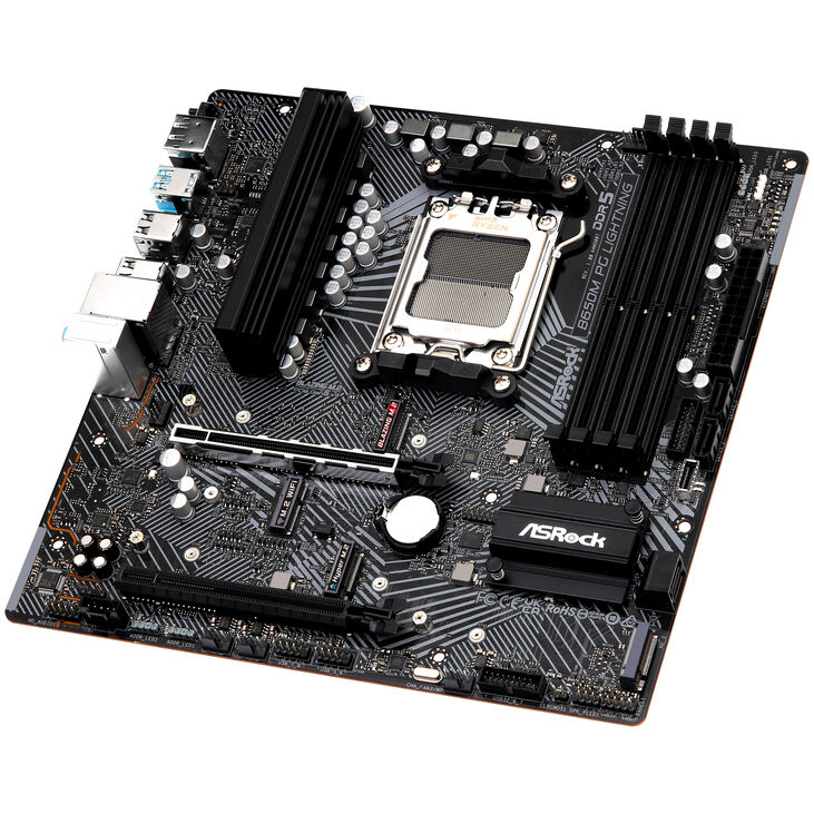 ASRock B650M PG Lightning, AMD B650 Mainboard - Sockel AM5, DDR5 image number 4