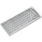 Glorious GMMK Pro White Ice 75% TKL Tastatur - Barebone, ANSI-Layout, silber