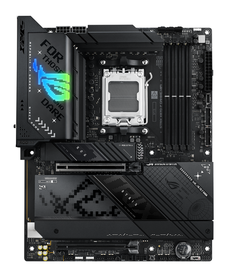 ASUS ROG Strix X870-F Gaming WiFi Mainboard, AMD X870, Sockel AM5, DDR5 image number 1