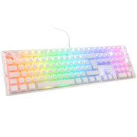 Ducky One 3 Aura White Gaming Tastatur, RGB LED - MX-Blue