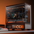 Thermalright TL-M10 Vision PC Case, Mid Tower, ATX, Tempered Glass - Black image number null