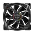 Montech AX120 PWM ARGB L&uuml;fter, 3er Pack, schwarz - 120mm image number null