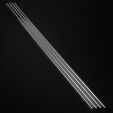 Alphacool Eisrohr 13/10mm Hard-Tube PETG - clear, 80cm (set of 4) image number null