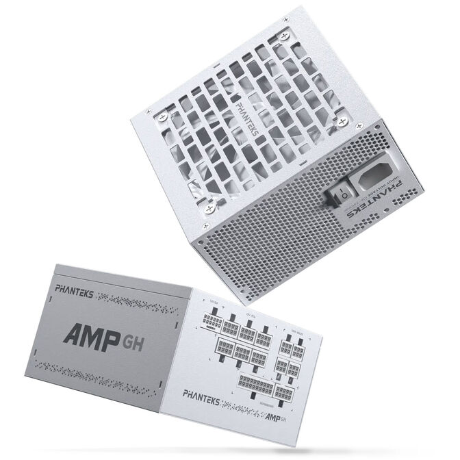 Phanteks AMP GH V2 1200W 80 PLUS Platinum Power Supply, PCIe 5.1, ATX 3.1 - 1200 Watts, White image number 3