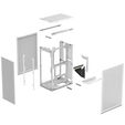 Ssupd Meshlicious Full Mesh PCIE 4.0 Edition Mini-ITX Case - white image number null