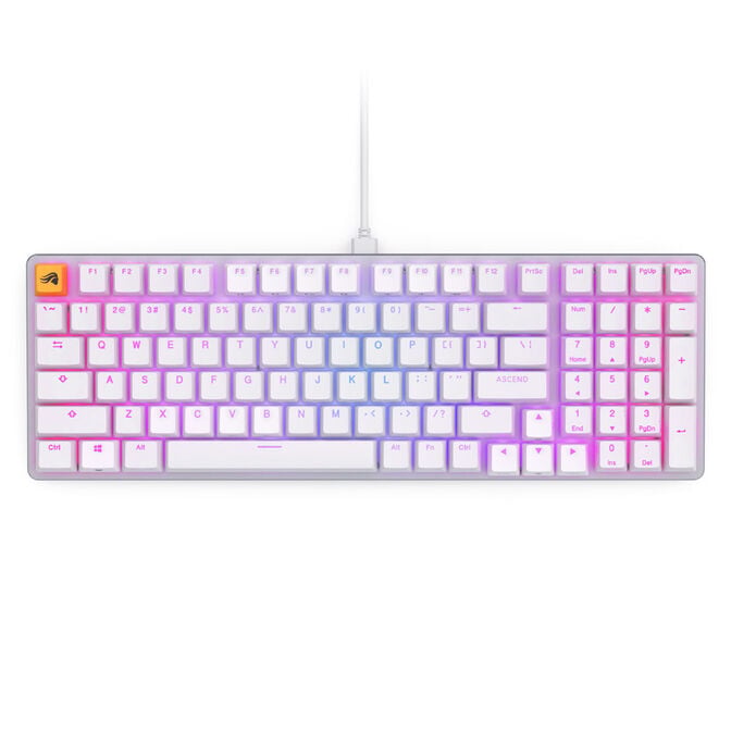 Glorious GMMK 2 Full-Size Keyboard - Fox switches, US-Layout, white image number 1