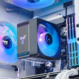 Jonsbo CR-1400 EVO ARGB CPU-K&uuml;hler, 92mm - schwarz image number null