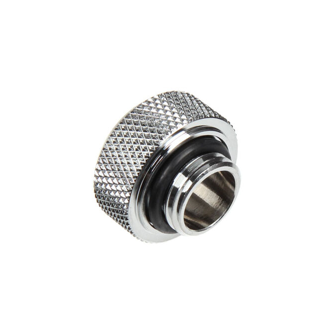 Bitspower Multi-Link Adapter connection straight G1/4 inch AG to 16mm OD hard tube - shiny silver image number 1