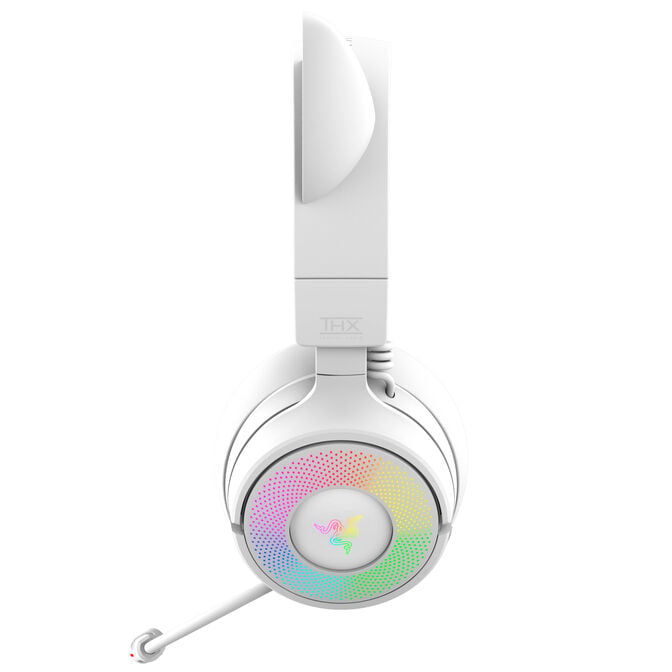 Razer Kraken Kitty V3 Pro Wireless Gaming Headset, Chroma RGB - White image number 5