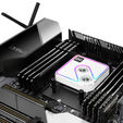Alphacool Core 1 Aurora CPU-K&uuml;hler, ARGB - wei&szlig; image number null